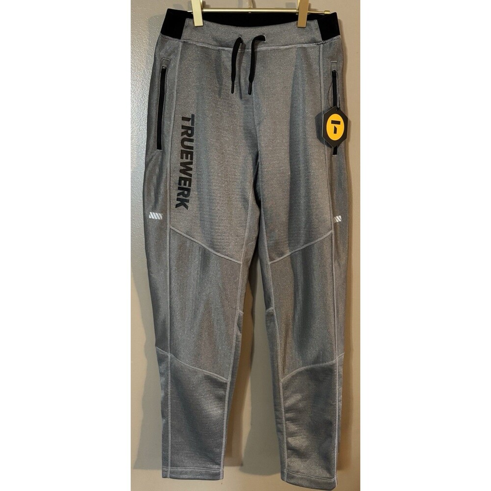 Men's Truewerk  M1 WerkShield Transit Thermal Jogger Pants Gray Size SMALL